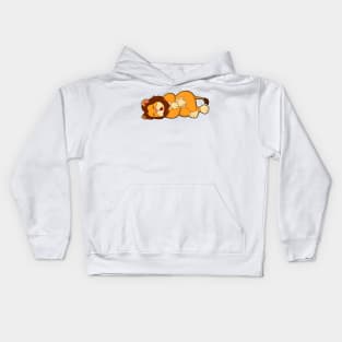 Lion at Sleeping Kids Hoodie